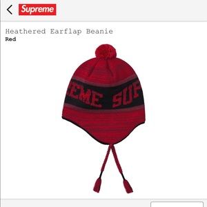 Supreme Heathered Earflap Beanie